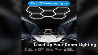 Trasforma la tua stanza con le luci esagonali a LED