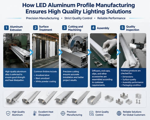 Ultimi blog aziendali su Come la produzione di profili in alluminio a LED garantisce soluzioni di illuminazione di alta qualità