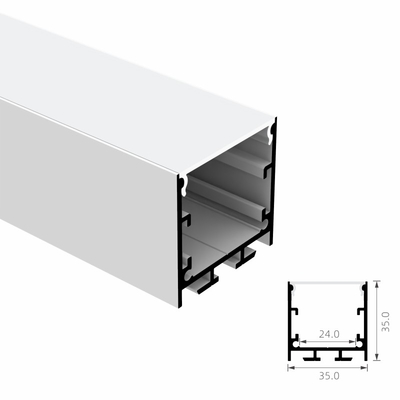 Prezzo buono Manica di sollevamento di alluminio dell'estrusione di profilo 35x35mm della striscia del LED per la luce di striscia principale in linea