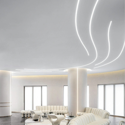Prezzo buono Spary Caoting ha sospeso il profilo di alluminio del LED che sabbia 6063 T5 in linea