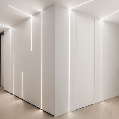 Prezzo buono profilo di alluminio LED della striscia nera di 6061 6063 che alloggia chiara copertura in linea