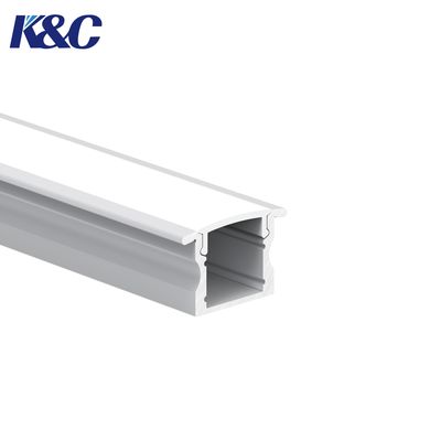 Prezzo buono 6063 T5 Aluminum LED Profile 17.0x15.0mm for Embedded Installation in linea