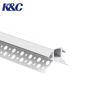 Prezzo buono 6061-T6 Aluminum Alloy LED Plasterboard Profile with Integrated Diffuser and Sandblasting Oxidation for Uniform Lighting in linea