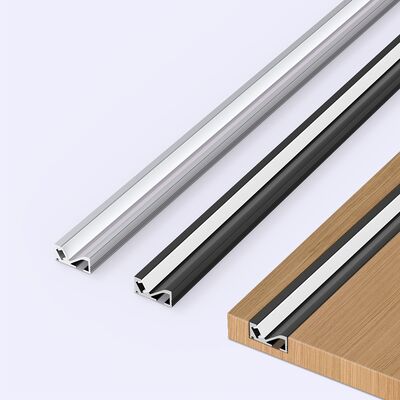 Prezzo buono 6063 Leghe di alluminio LED Strip Profile di alluminio con lunghezza personalizzata e rivestimento in polvere per applicazioni in soffitto in linea
