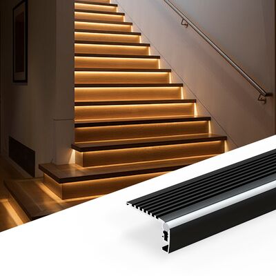 Prezzo buono Tavola di abbigliamento a LED a lunghezza personalizzata con rivestimento in polvere e lega di alluminio 6063 per profilo di rivestimento decorativo in linea