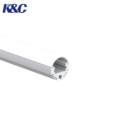 Prezzo buono 6063 T5 Estrusione LED rotonda con copertura PC per l'installazione di sospensione in linea
