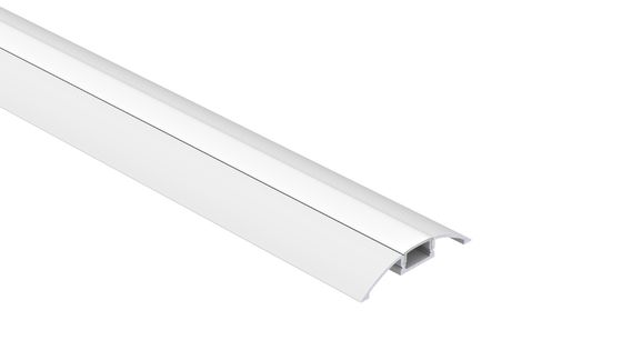 Prezzo buono Profilo della striscia di Les per il supporto di superficie che accende W56.8*H11.2mm con la copertura del diffusore del PC in linea