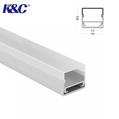 Prezzo buono 6063 T5 uniscono in lega l'estrusione di Manica del LED spruzzano il PC di PMMA ricoprente per le lampade fluorescenti in linea