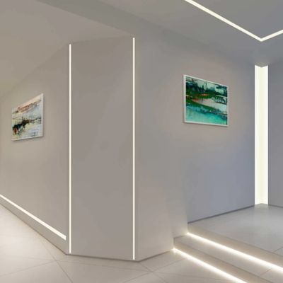 Prezzo buono Canale con profilo in lega di alluminio a strisce luminose a LED in linea