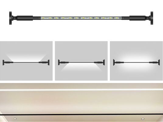 Profilo bianco nero leggero lineare principale sospeso della striscia principale 2835 pannocchie di acciaio inossidabile della rondella della parete dell'orizzonte