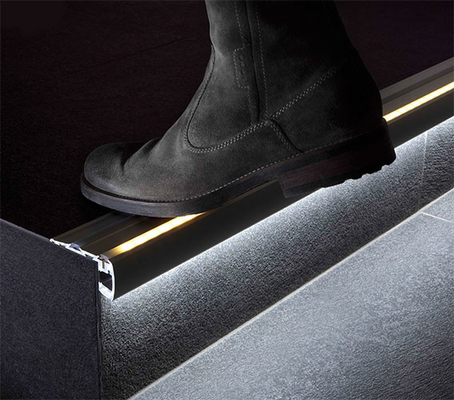 Prezzo buono L'estrusione di alluminio del LED profila la scala della scala di illuminazione di striscia che fiuta per la luce di punto del teatro del cinema in linea