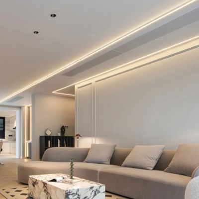 KA6 25*13mm RGB ip65 ha condotto l'estrusione di alluminio della striscia per il bagno