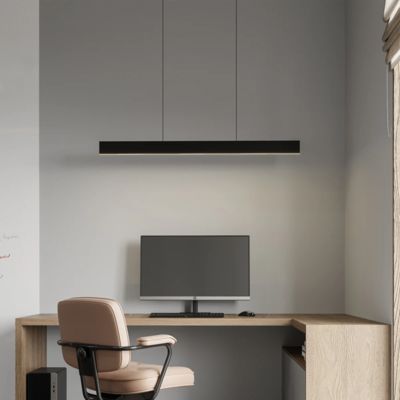 Prezzo buono Dell'interno di alluminio esile anodizzato di profilo di 9.8*44.3mm sospeso in linea
