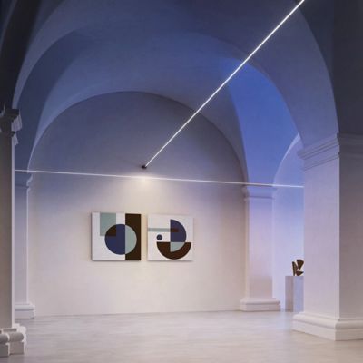 Striscia di acciaio inossidabile con la luce lineare del PVC dell'orizzonte delle luci di starline nero degli accessori