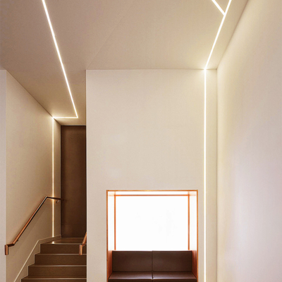 la casa di 10mm ha anodizzato il profilo magnetico dell'illuminazione LED