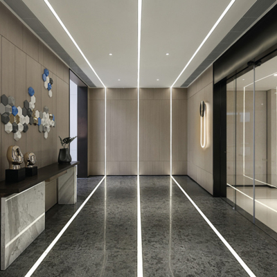 Lunghezza su ordinazione 1m 2m della decorazione LED di profilo di alluminio domestico della striscia 3m