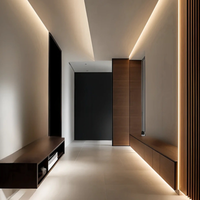 Prezzo buono W18 H18mm 90 gradi di angolo di alluminio 6063 del LED con il diffusore del PC in linea