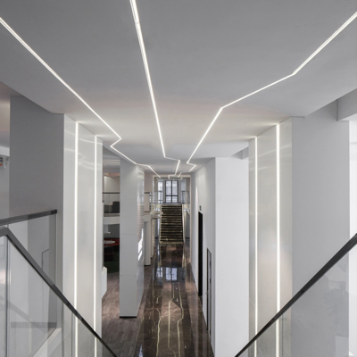 IP44 ha anodizzato il PWB di alluminio di profilo 17.5mm della striscia dell'arco LED per la camera da letto K29