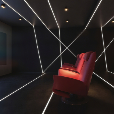 Prezzo buono W16.6*H7mm ha condotto il profilo di alluminio per illuminazione lineare con il diffusore del PC in linea