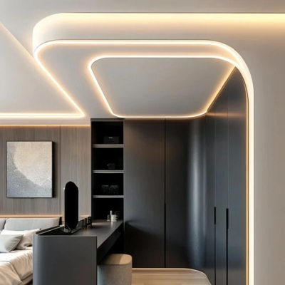 Prezzo buono 90 gradi 2.5m 3m il triangolo IP65 che ha glassato il Manica del LED per l'angolo hanno condotto il profilo di alluminio in linea