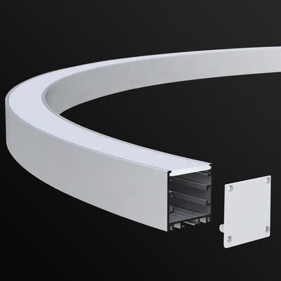 Prezzo buono 6063 T5 Lega di alluminio Profilo di alluminio LED pieghevole con copertura PC PMMA per canale a strisce LED flessibile in linea