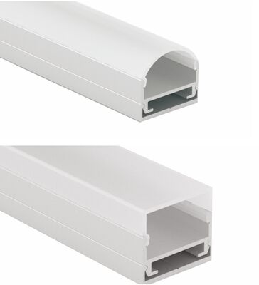 Prezzo buono Lega in alluminio T5 6063 per strisce LED con copertura in PC per illuminazione decorativa a montaggio superficiale in linea