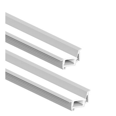 Prezzo buono Canale per strisce LED in lega di alluminio 6063-T5 con superficie anodizzata per illuminazione decorativa in linea