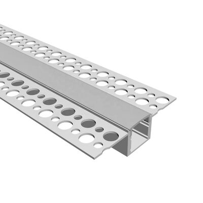 Prezzo buono Profilo in alluminio per strisce LED in alluminio 6063 T5 con diffusore in PMMA per illuminazione lineare da incasso in linea