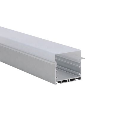 Prezzo buono 6063 Serie Profilo LED in alluminio intagliato con superficie anodizzata e 64 mm x 50 mm Dimensione in linea