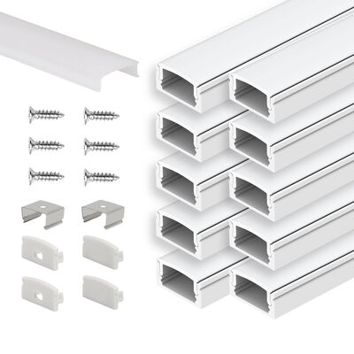 Prezzo buono 6063 T5 Profilo di strisce LED in lega di alluminio con lunghezza personalizzabile e garanzia di 5 anni in linea