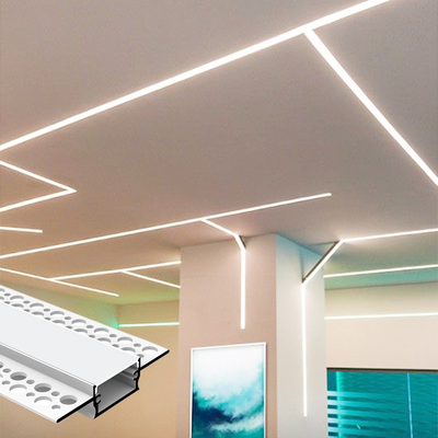 Prezzo buono Canale per strisce LED in lega di alluminio 6063 T5 con installazione ad incasso e garanzia di 5 anni in linea