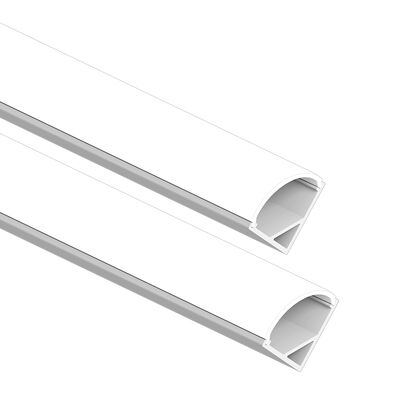 Prezzo buono 6063 T5 Profilo LED di angolo in lega di alluminio con ossidazione da sabbiatura e dimensioni W16.0*H16.0mm In linea