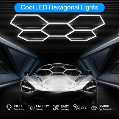 Prezzo buono K&C Hexagon Light LED Ceiling Wall Detailing Studio Posh Workshop Light Diy Led Honeycomb Car Workshop Garage Work Light in linea