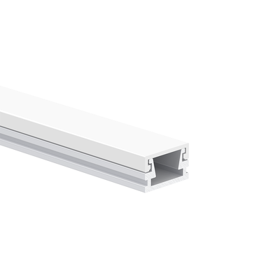 Profilo di alluminio glassato della chiara striscia della lente LED della copertura con il diffusore del PC