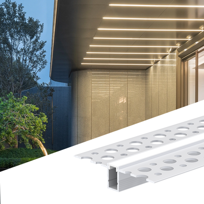 Prezzo buono Estrusione di alluminio principale per la parete del gesso del muro a secco di profilo del pannello di carta e gesso del LED In linea