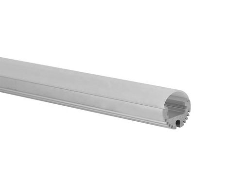 L'alluminio anodizzato 20mm di qualità di altezza rotondo ha condotto il profilo per la luce del tubo