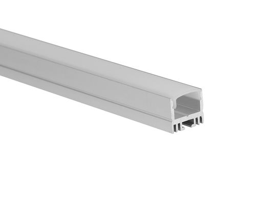 Vestito di alluminio principale di profilo della striscia di alluminio del canale LED per la striscia di 12mm con la copertura del diffusore del PC