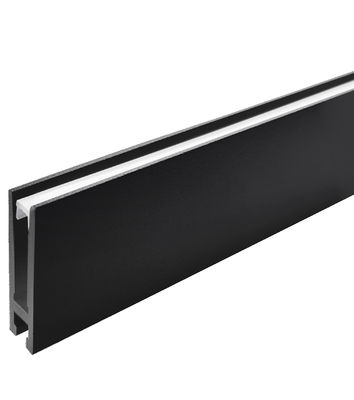Prezzo buono Il profilo di alluminio principale W9.8*H25.4mm della striscia ha anodizzato il profilo di alluminio sospeso del LED in linea