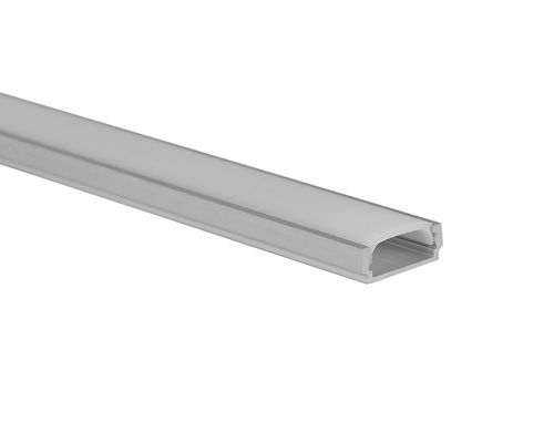 Il profilo di alluminio della striscia del LED con il montaggio di superficie della copertura del diffusore del PC ha condotto il canale