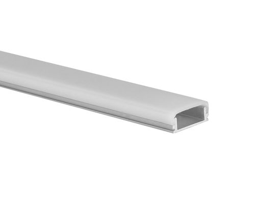 Profilo di alluminio della striscia del LED con il diffusore piano dell'arco della copertura del PC per il montaggio di superficie