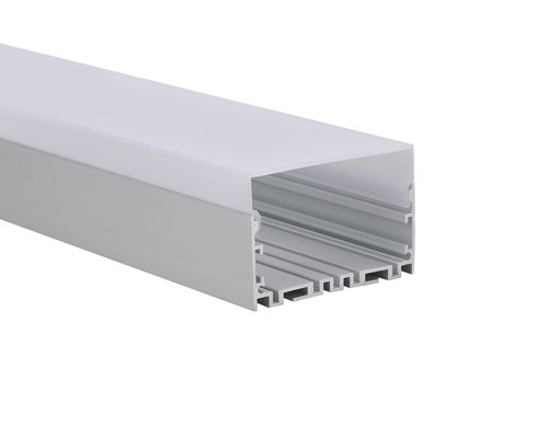 Prezzo buono profilo di alluminio dell'estrusione dell'interno di 75*50mm per illuminazione di striscia principale in linea