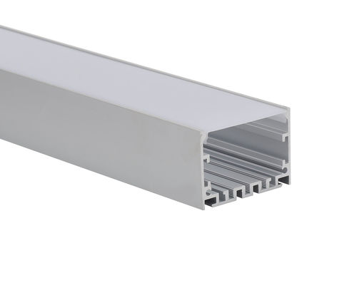 Prezzo buono Manica della striscia principale copertura del PC del pendente di 6063t5 50x50mm con il diffusore in linea