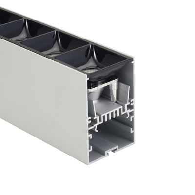Profilo di alluminio di alluminio principale di In LED del driver di profilo Width54mm High80mm della striscia con la lente