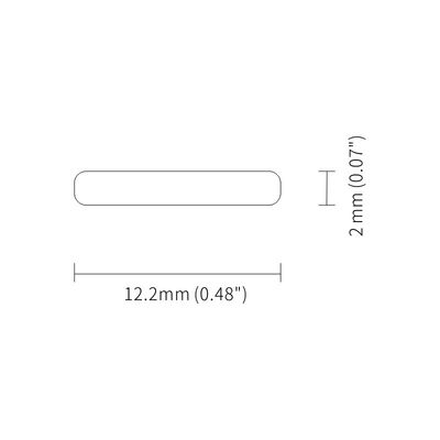 Profilo di alluminio finito d'argento 6063 T5 della striscia di ROHS LED