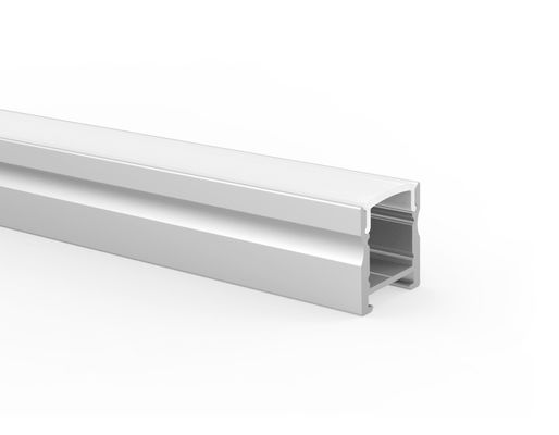 Prezzo buono Surfaced ha montato il Manica di luce messo profilo di alluminio principale della striscia con la copertura del diffusore del PC in linea