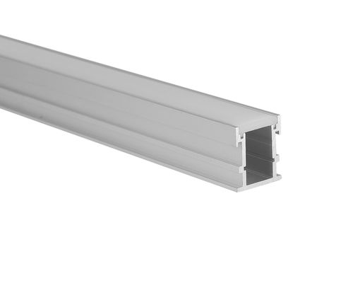 Profilo di superficie sotterraneo del pavimento 6063 del diffusore T5 del nero opalino all'aperto H26mm LED del PC