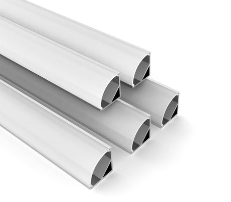 Il profilo di alluminio d'angolo del LED ha condotto il profilo di alluminio per illuminazione di striscia principale 45D 90D