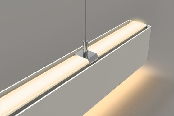 Prezzo buono altezza di alluminio di larghezza 55mm della luce 35mm di profilo all'interno del PWB di 27.8mm per illuminazione del up&down in linea
