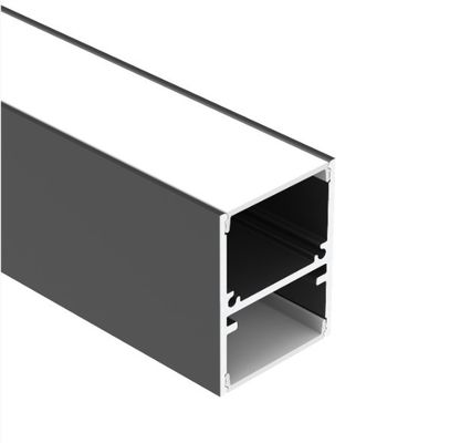 ROHS 6063 T5 su giù ha condotto il profilo di alluminio W27.3mm H35mm per lineare