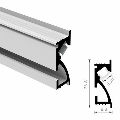Prezzo buono Profilo leggero lineare del PWB 5mm T5 6063 LED in linea